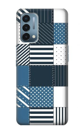 S4082 Modern Geometric Patchwork Pattern Case For OnePlus Nord N200 5G