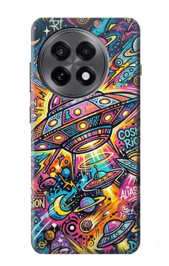 S4085 Cosmic Spaceship Psychedelic Art Case For OnePlus 13R