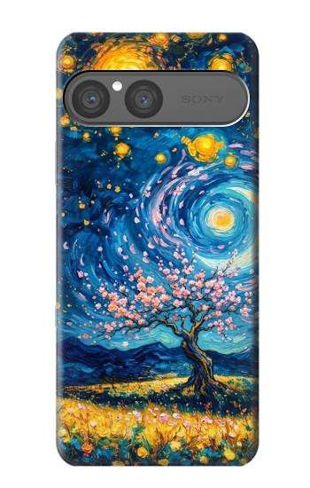 S4081 Dreamy Spiral Galaxy Night Sky Art Case For Sony Xperia 10 VII