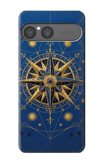 S4086 Nautical Compass Maritime Design Case For Sony Xperia 10 VII