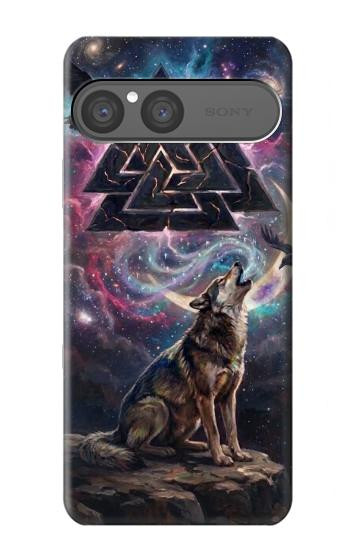 S4110 Mystic Wolf Ancient Symbol Artwork Case For Sony Xperia 10 VII