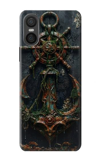 S4106 Vintage Maritime Anchor Helm Art Case For Sony Xperia 10 VI