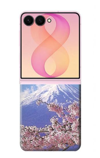 S1060 Mount Fuji Sakura Cherry Blossom Case For Samsung Galaxy Z Flip 8
