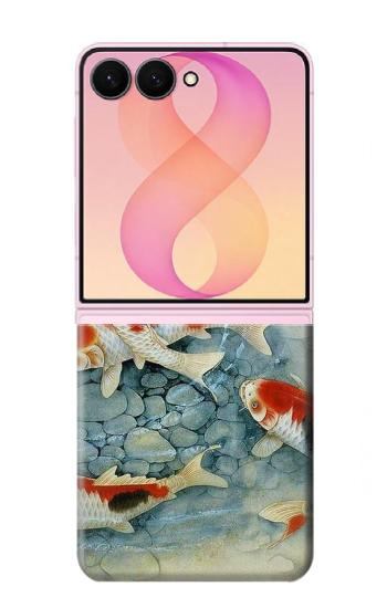 S1654 Koi Carp Fish Art Painting Case For Samsung Galaxy Z Flip 8