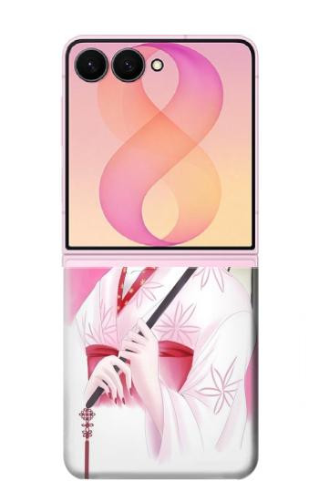S2579 Japanese Traditional Geisha Kimono Case For Samsung Galaxy Z Flip 8