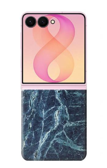 S2799 Light Blue Marble Stone Graphic Printed Case For Samsung Galaxy Z Flip 8