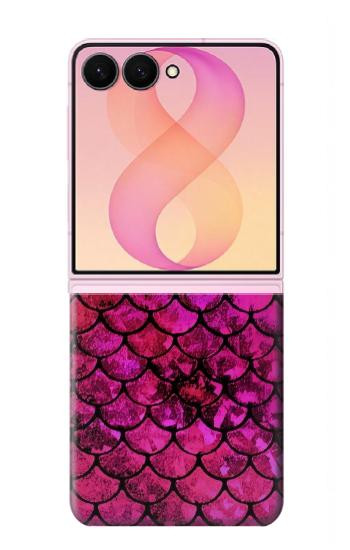 S3051 Pink Mermaid Fish Scale Case For Samsung Galaxy Z Flip 8