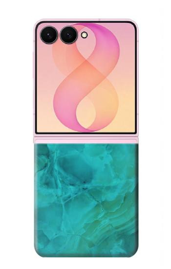 S3147 Aqua Marble Stone Case For Samsung Galaxy Z Flip 8