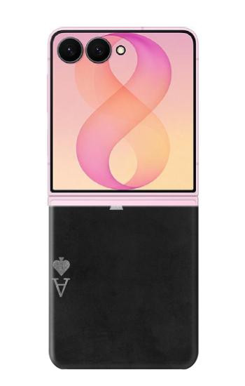 S3152 Black Ace of Spade Case For Samsung Galaxy Z Flip 8
