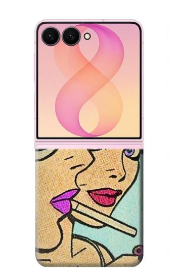 S3171 Girls Pop Art Case For Samsung Galaxy Z Flip 8