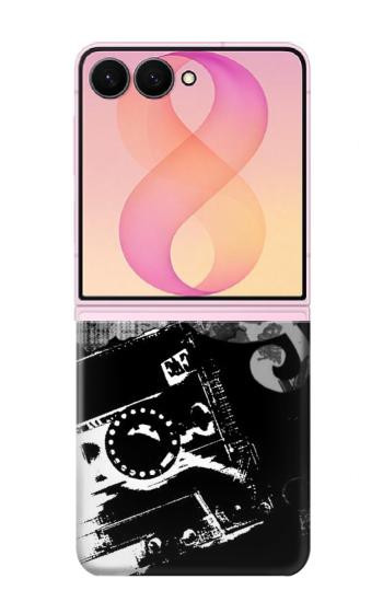 S3197 Music Cassette Note Case For Samsung Galaxy Z Flip 8