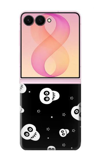 S3261 Smile Skull Halloween Pattern Case For Samsung Galaxy Z Flip 8