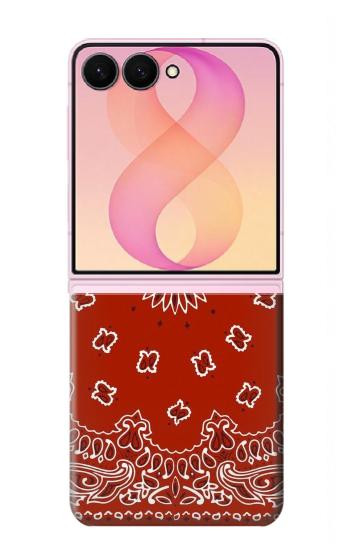 S3355 Bandana Red Pattern Case For Samsung Galaxy Z Flip 8