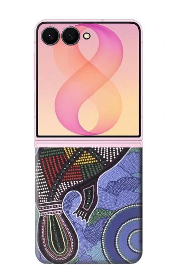 S3387 Platypus Australian Aboriginal Art Case For Samsung Galaxy Z Flip 8