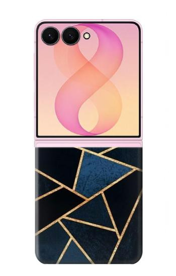 S3479 Navy Blue Graphic Art Case For Samsung Galaxy Z Flip 8