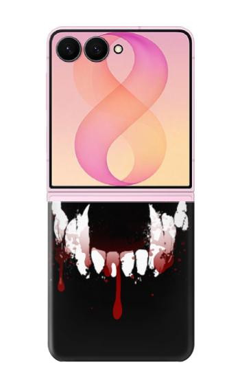 S3527 Vampire Teeth Bloodstain Case For Samsung Galaxy Z Flip 8