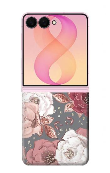 S3716 Rose Floral Pattern Case For Samsung Galaxy Z Flip 8