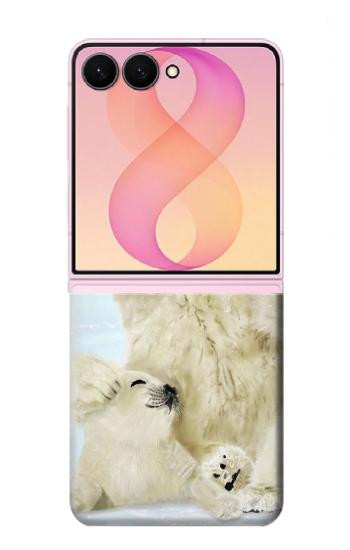 S3794 Arctic Polar Bear and Seal Paint Case For Samsung Galaxy Z Flip 8