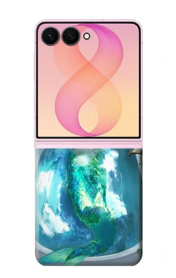 S3911 Cute Little Mermaid Aqua Spa Case For Samsung Galaxy Z Flip 8
