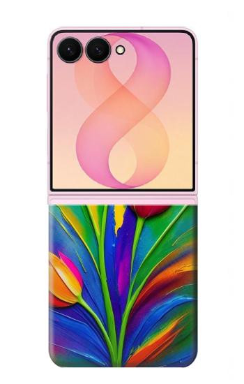 S3926 Colorful Tulip Oil Painting Case For Samsung Galaxy Z Flip 8