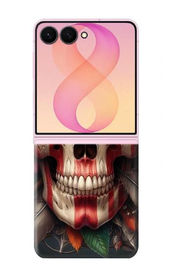 S4015 Skull American Flag Case For Samsung Galaxy Z Flip 8