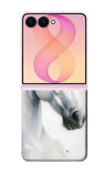 S4025 White Horse Painting Case For Samsung Galaxy Z Flip 8