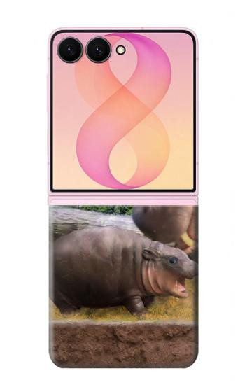 S4031 Baby Hippo Hippopotamus Family Case For Samsung Galaxy Z Flip 8
