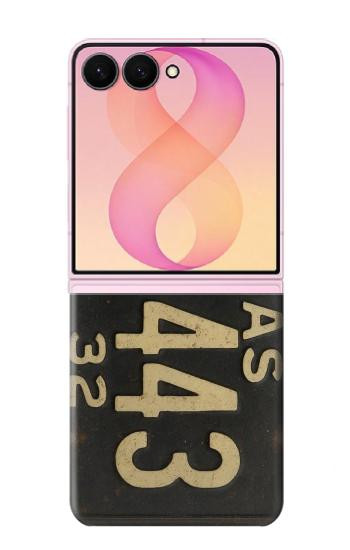 S4061 Vintage Texas Car License Plate Case For Samsung Galaxy Z Flip 8