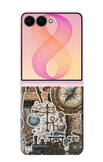 S4100 Vintage Scientific Discovery Collage Case For Samsung Galaxy Z Flip 8