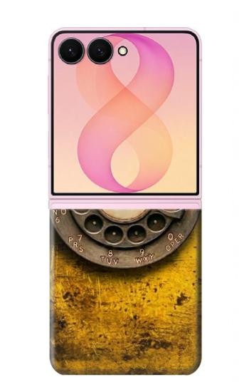 S4107 Retro Rotary Phone Dial Vintage Case For Samsung Galaxy Z Flip 8