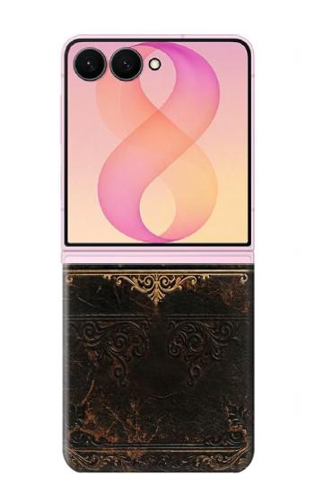 S4109 Vintage Antique Bible Book Cover Art Case For Samsung Galaxy Z Flip 8