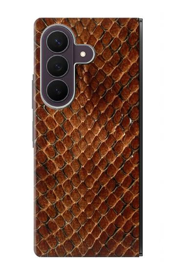 S0555 Snake Skin Case For Samsung Galaxy Z Fold 8 Ultra