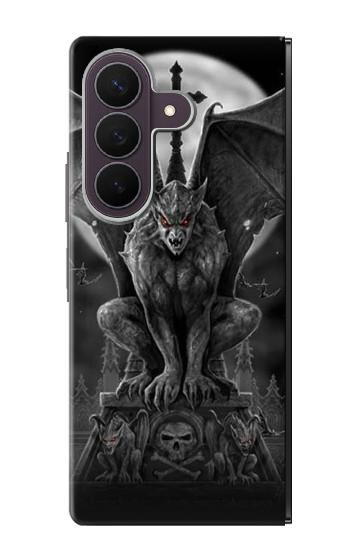 S0850 Gargoyle Devil Demon Case For Samsung Galaxy Z Fold 8 Ultra