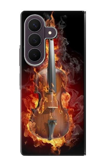 S0864 Fire Violin Case For Samsung Galaxy Z Fold 8 Ultra