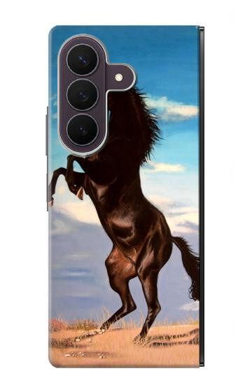 S0934 Wild Black Horse Case For Samsung Galaxy Z Fold 8 Ultra