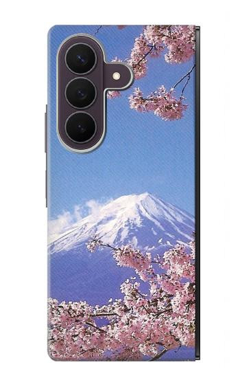 S1060 Mount Fuji Sakura Cherry Blossom Case For Samsung Galaxy Z Fold 8 Ultra