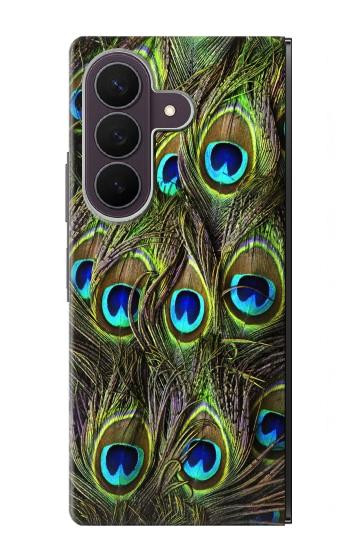 S1965 Peacock Feather Case For Samsung Galaxy Z Fold 8 Ultra