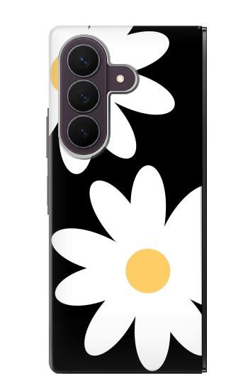 S2315 Daisy White Flowers Case For Samsung Galaxy Z Fold 8 Ultra