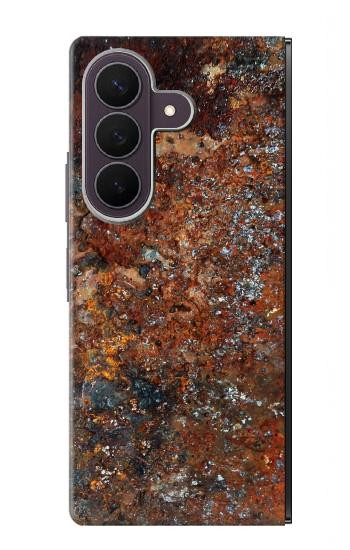 S2714 Rust Steel Texture Graphic Printed Case For Samsung Galaxy Z Fold 8 Ultra