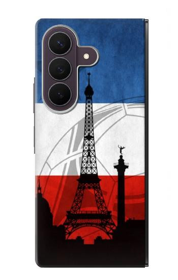 S2980 France Football Soccer Case For Samsung Galaxy Z Fold 8 Ultra