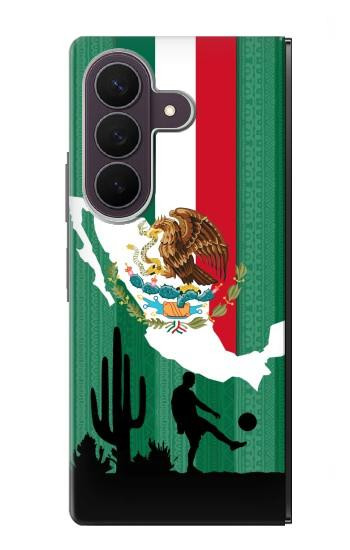 S2994 Mexico Football Soccer Case For Samsung Galaxy Z Fold 8 Ultra