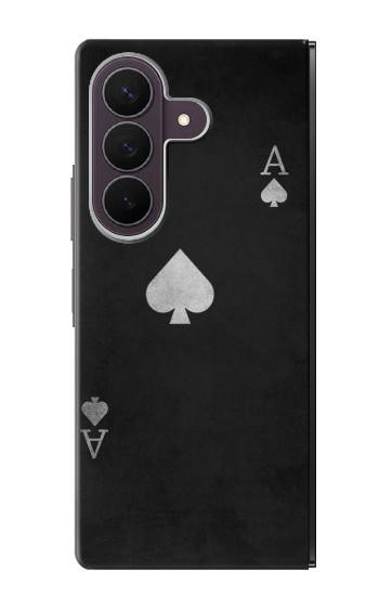 S3152 Black Ace of Spade Case For Samsung Galaxy Z Fold 8 Ultra