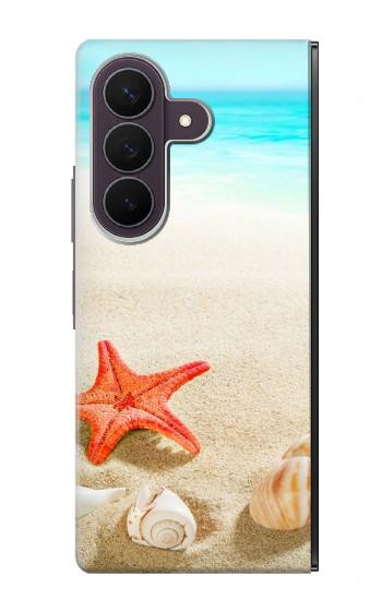 S3212 Sea Shells Starfish Beach Case For Samsung Galaxy Z Fold 8 Ultra