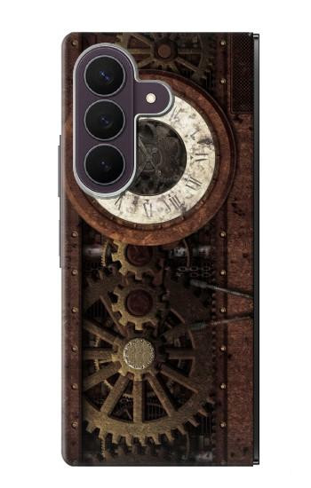 S3221 Steampunk Clock Gears Case For Samsung Galaxy Z Fold 8 Ultra