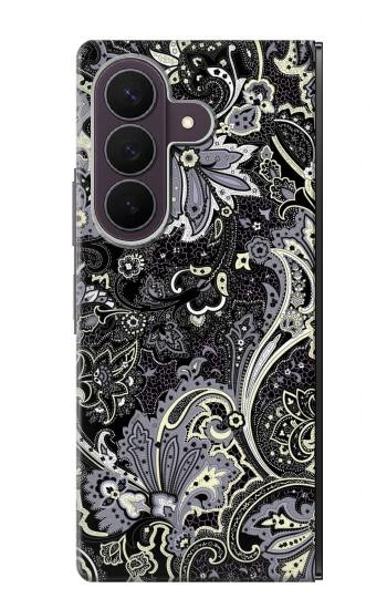 S3251 Batik Flower Pattern Case For Samsung Galaxy Z Fold 8 Ultra