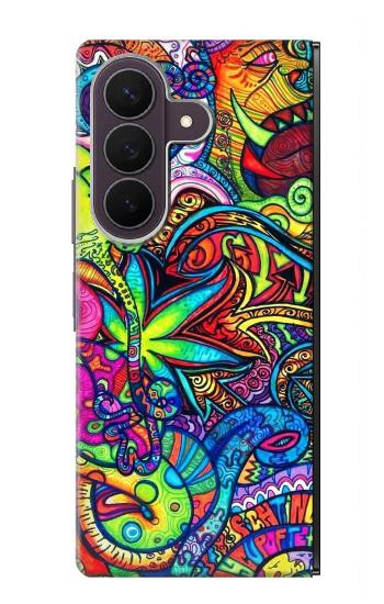 S3255 Colorful Art Pattern Case For Samsung Galaxy Z Fold 8 Ultra
