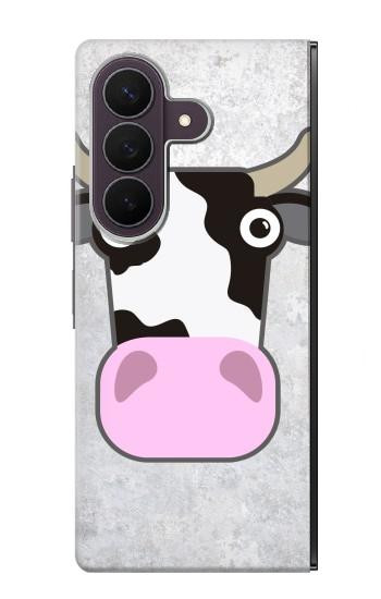 S3257 Cow Cartoon Case For Samsung Galaxy Z Fold 8 Ultra