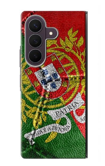 S3300 Portugal Flag Vintage Football Graphic Case For Samsung Galaxy Z Fold 8 Ultra