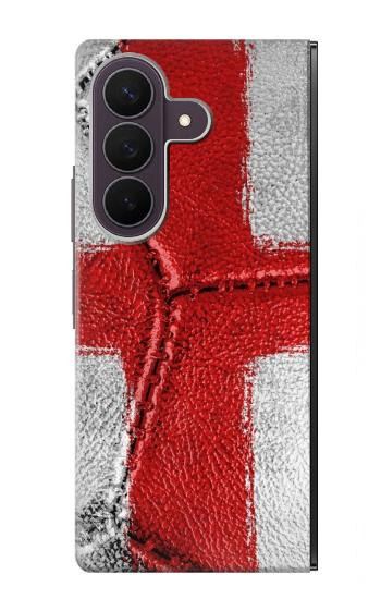 S3316 England Flag Vintage Football Graphic Case For Samsung Galaxy Z Fold 8 Ultra
