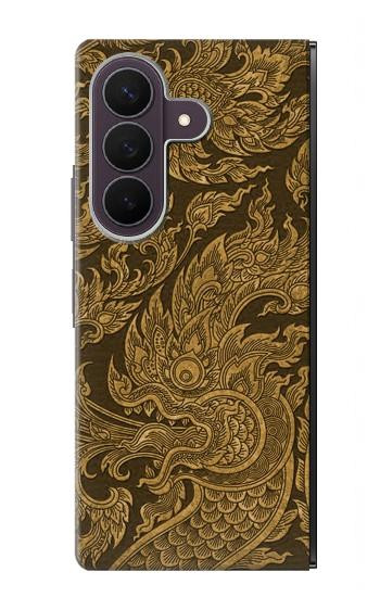 S3382 Thai Art Naga Case For Samsung Galaxy Z Fold 8 Ultra